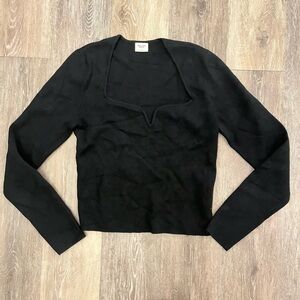 Abercrombie & Fitch Sweetheart Knit Top